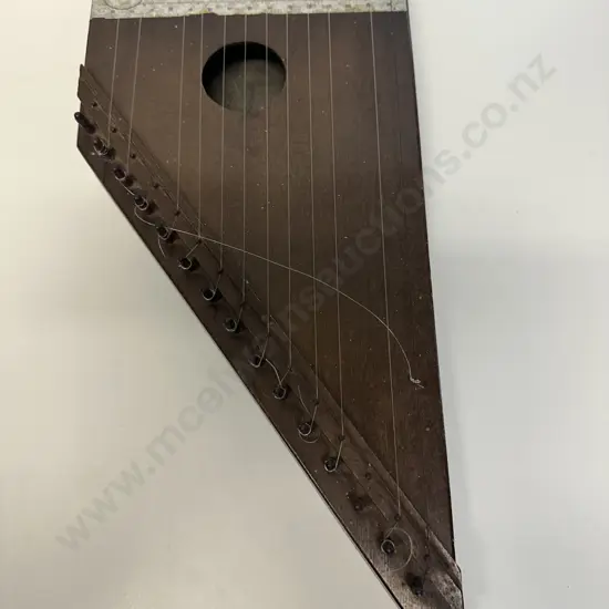 Vintage Zither Acetra Magica Stringed Musical Instrument (as found) 