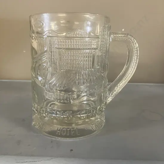 Vintage Collectible Circus Circus Las Vegas Souvenir Beer Stein – 32oz 3D Glass Mug
