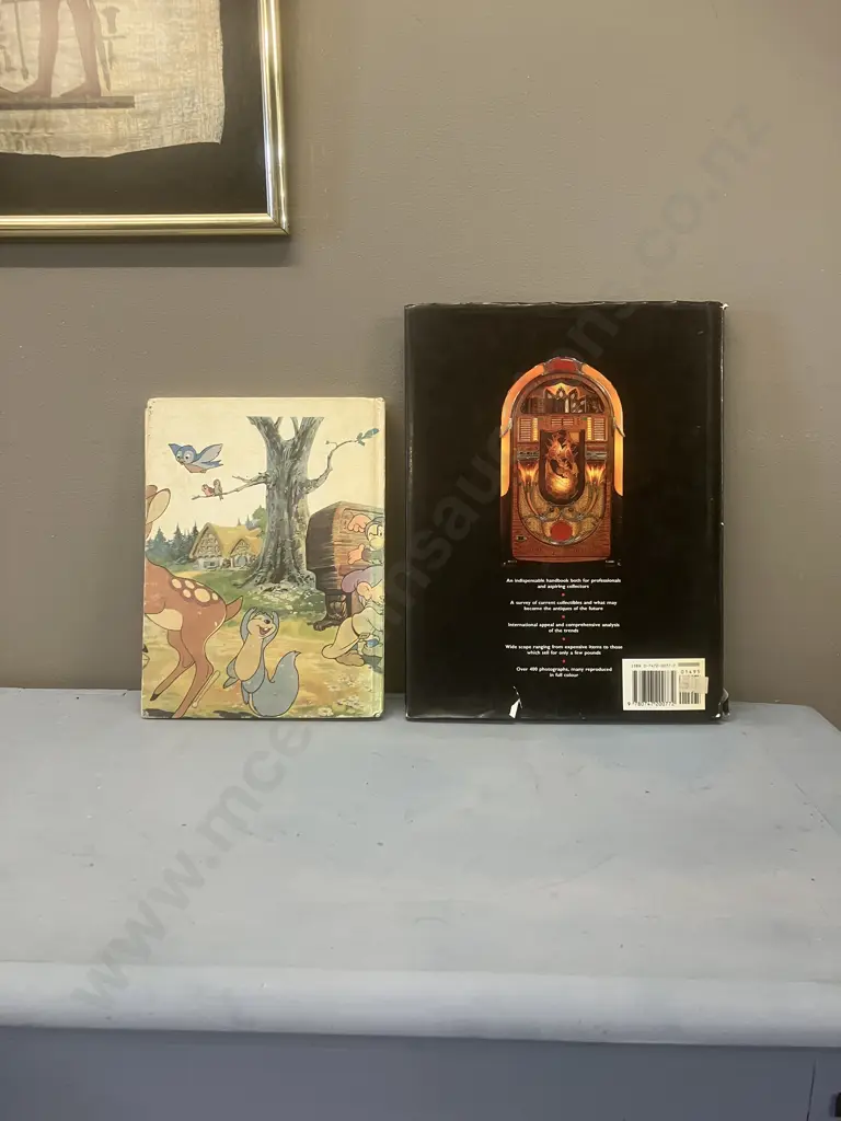 Walt Disney’s “Snow White Favorites” 1973 Danbury Press Hardcover & 20th Century Antiques by Tony Curtis Hardcover Image 1++