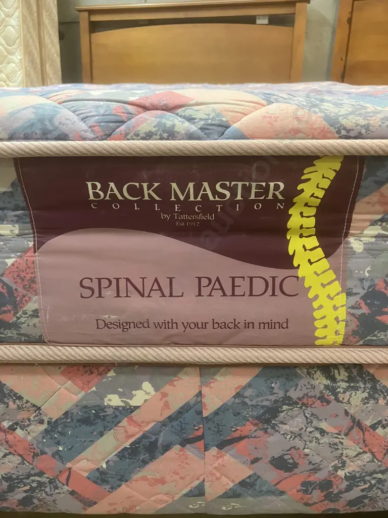 Tattersfield Backmaster Collection Spinal Paedic Queen Size Mattress & Base. 150 x 196 Image 1++