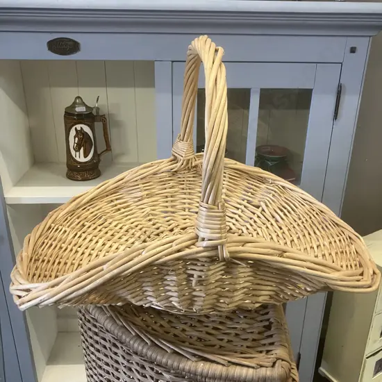 Wicker Harvest Basket