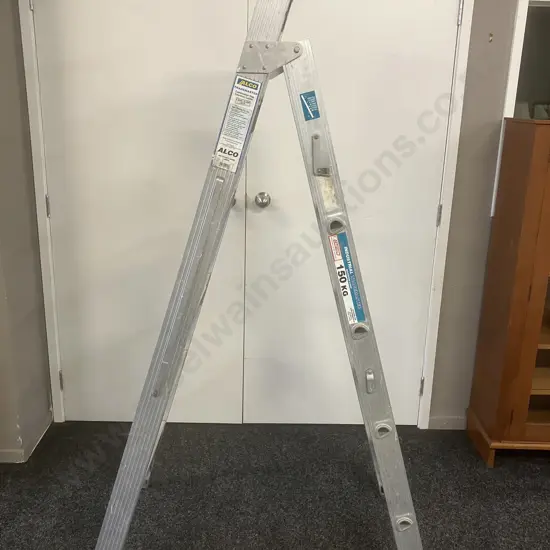 Alco Trademaster Aluminum Combination Step Extension Ladder, 1.83 - 3.28m AC6 150Kg