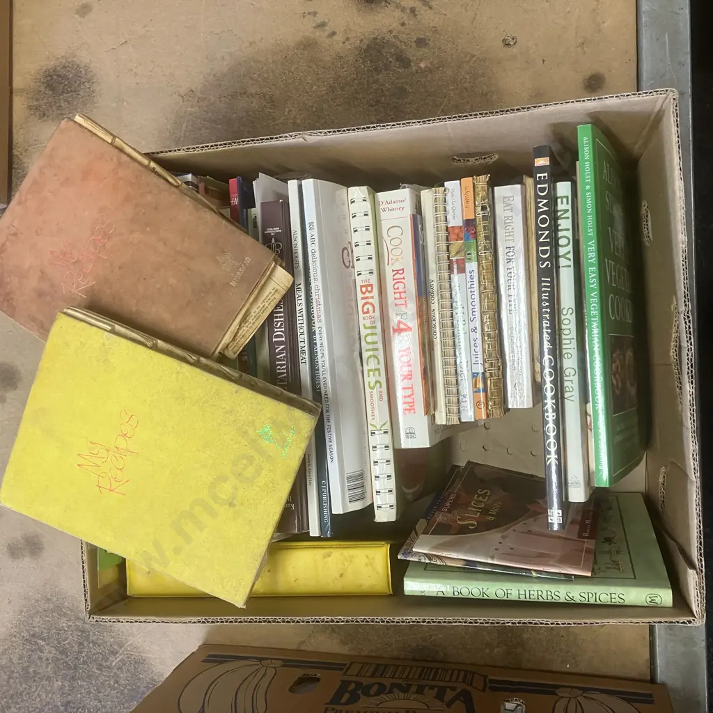 Box Lot Assorted Books Image 1++