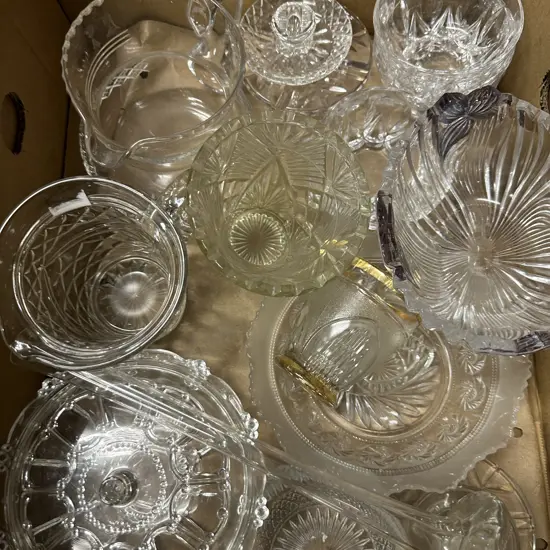 Assorted Vintage Glassware