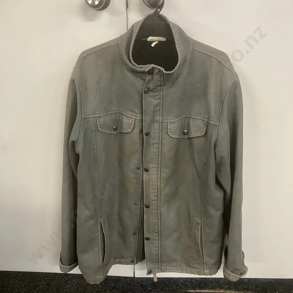 Enact by Kathmandu Hemp & Recycled Polyester Jacket Size XXL Image 1++