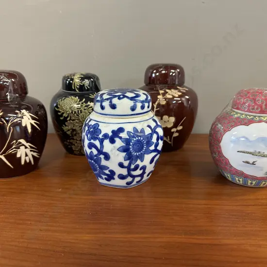 Selection Of Ginger Jars