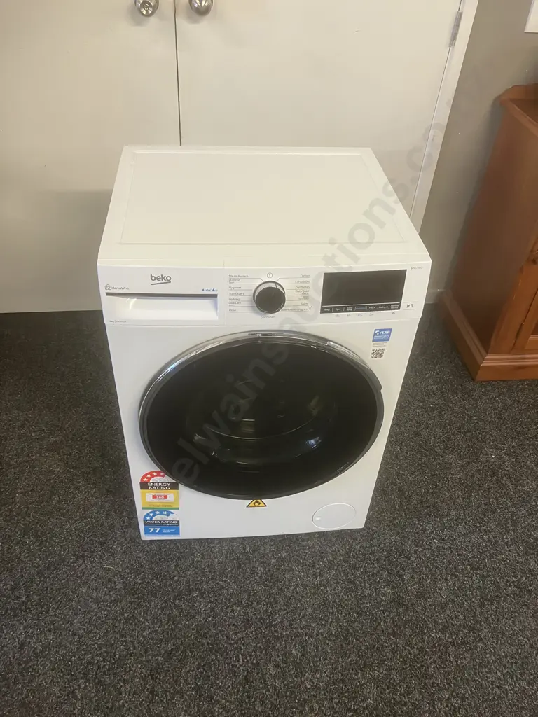 Beko 9kg Autodose Front Load Washing Machine Model BFLB902ADW (Purchased New 22/11/2025) Image 1++