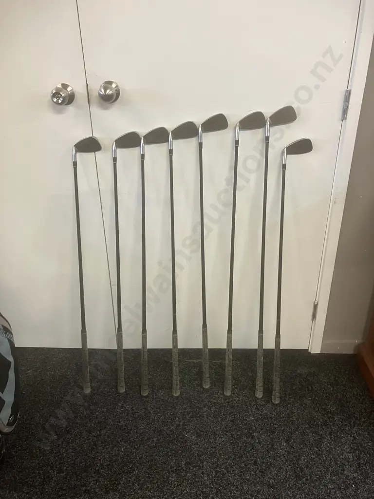 Golf Set - TaylorMade Driver, PowerBilt TPS 6.0 Irons, Ping Anser3 Putter, Titleist Wedge, Sun Mountain Sync Cart Bag Image 1++