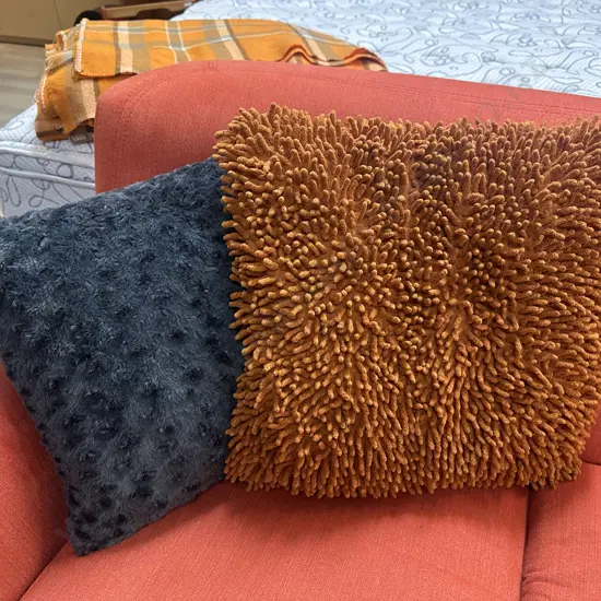 Orange & Blue Cushions