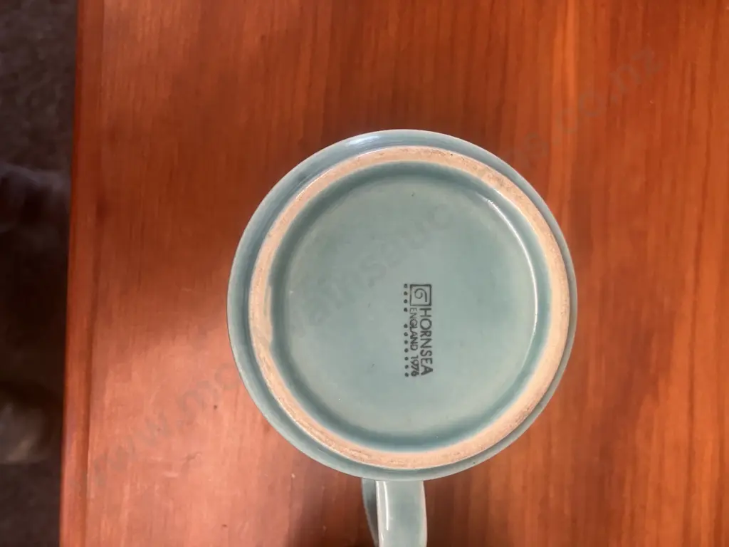 Rare 1976 Hornsea Pottery Mugs - John Clappison City Scape, Jack Dadd Toucan Jungle, Sara Vardy Hot Air Balloon Image 1++