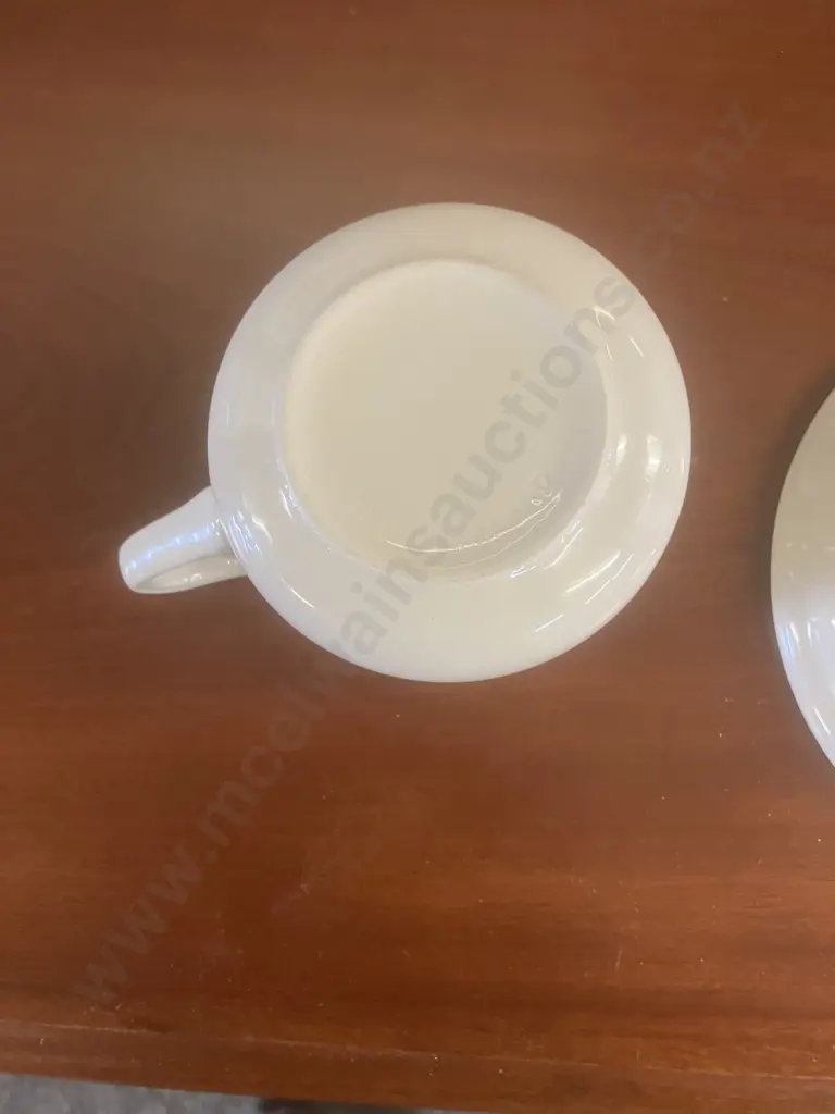 Collectable New Zealand Railways Commemorative Raurimu Spiral Electrification Cup & Saucer, 1986 Crown Lynn Potteries Image 1++