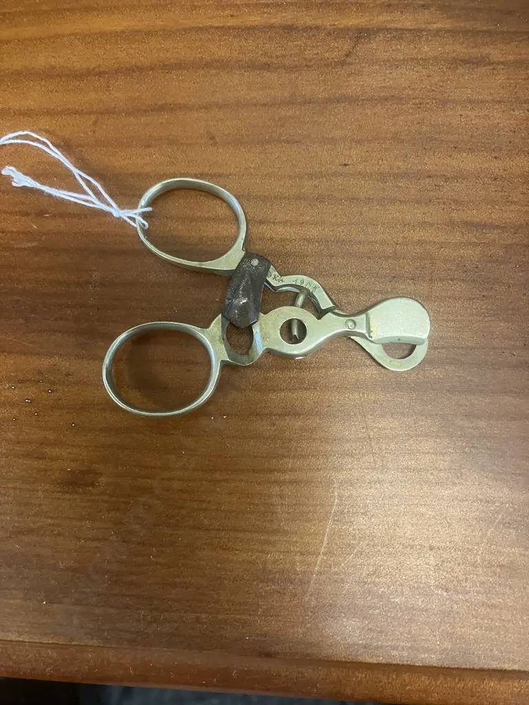 Rare Edwardian Cigar Scissors - Multi Tool c1905 Image 1++