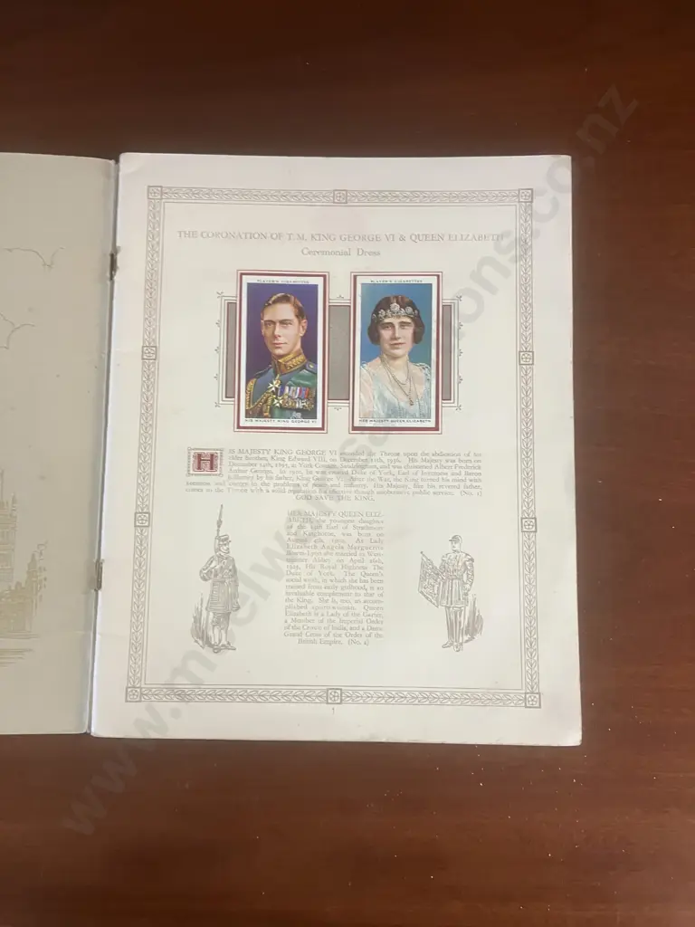 The Coronation of Their Majesties King George VI & Queen Elizabeth Official Souvenir Programme 19377 Image 1++