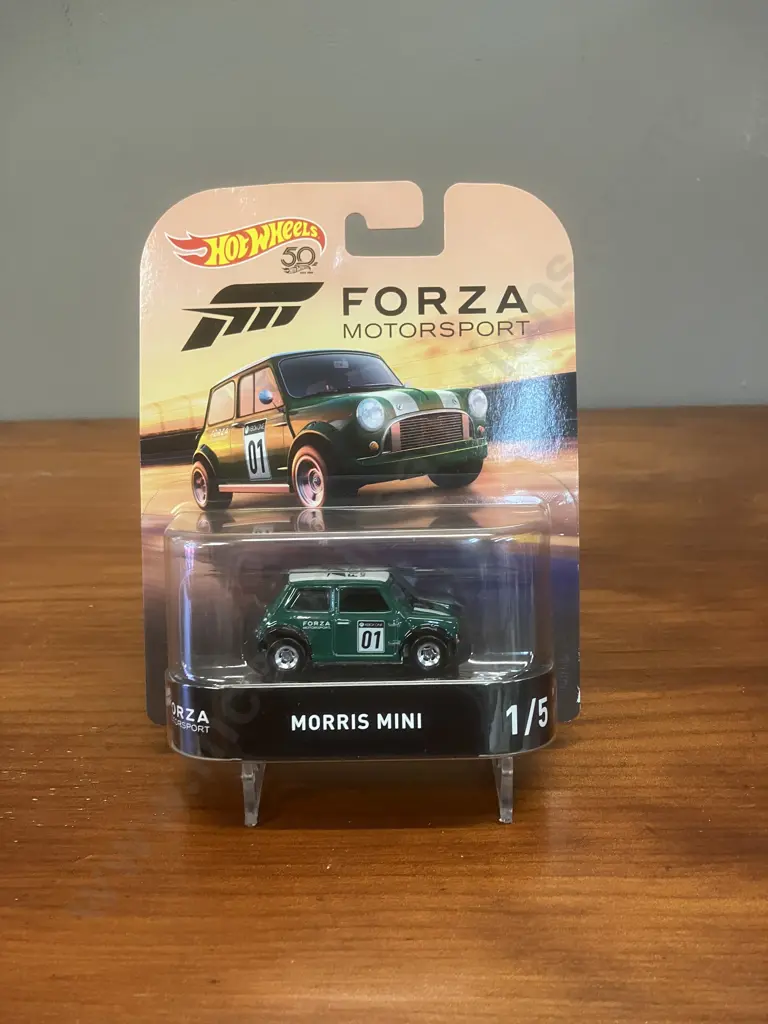 Hot Wheels Forza Motorsport Morris Mini Cooper Diecast Model Car, New In Box Sealed Image 1++
