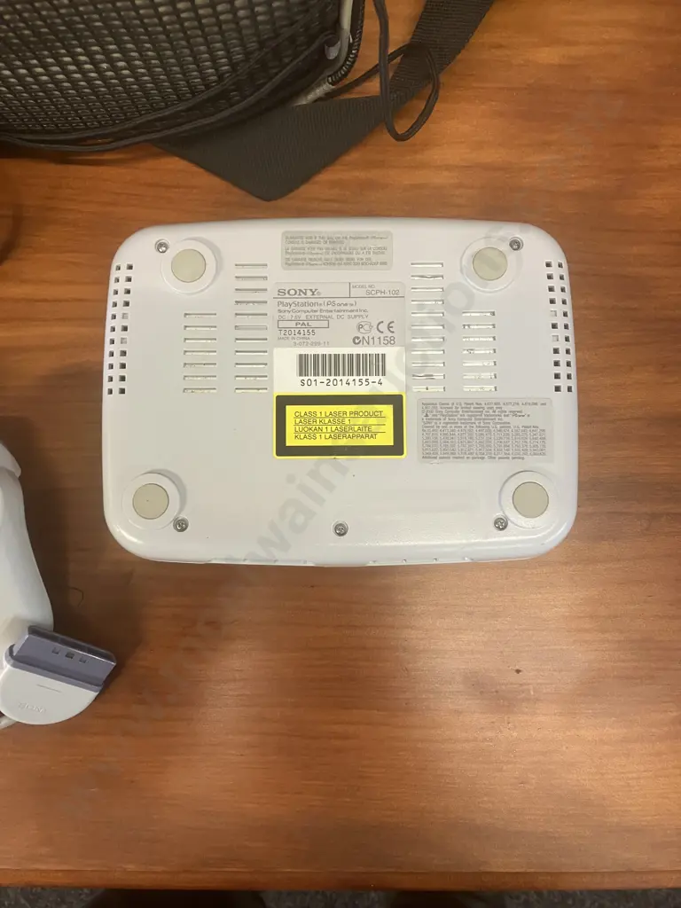 Sony PS One Console Model SCPH-102 With Console Bag, Controller, Power Pack, AV Leads & 2 Game Discs Image 1++