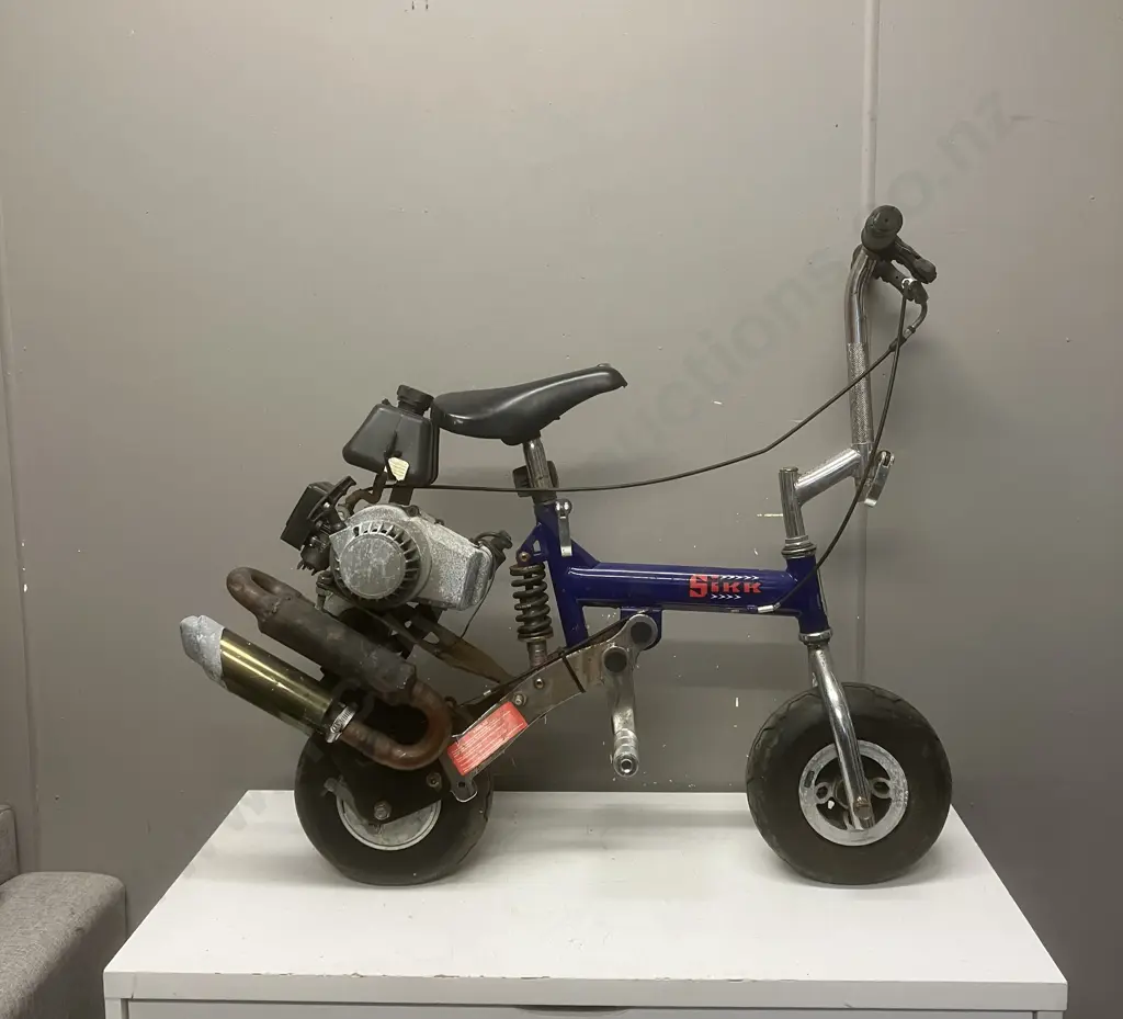 Rare & Collectible Sikk Toys - Sikk Bike, Pull Start 22.5cc? Image 1++