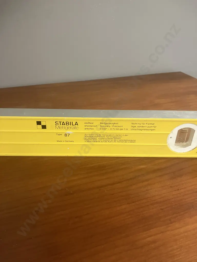Vintage Spirit Level - STABILA MeBgerate Type 87 Made In Germany - 80cm Image 1++