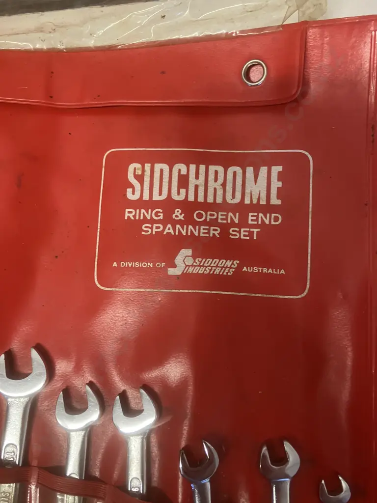 Sidchrome 14 Piece Metric Ring & Open End Spanner Set In Pouch - 6mm to 19mm Image 1++