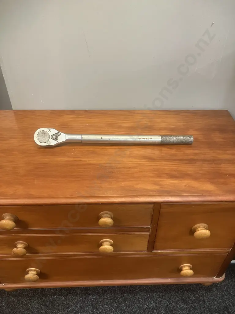 Koken 6749 3/4" Square Drive Reversible Ratchet 565mm - 24 Teeth, Knurled Handle, Highest Quality Made In Japan Image 1++