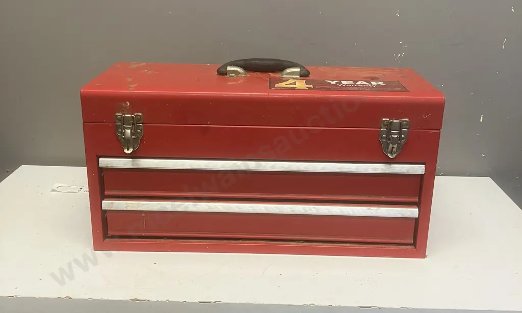 Red Steel Toolbox & Tools Image 1++