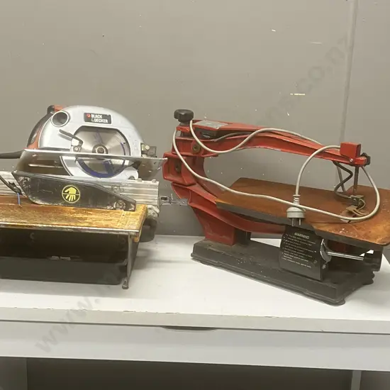 Ryobi ETC450 180mm Tile Cutter, B&D 185mm Circular Saw (Needs Plug), Frejoth Scroll Saw SAW085 (Need Blade)
