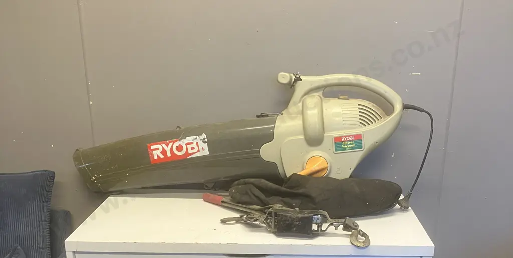 Ryobi Blower Vac 1800W & Hand Cable Puller Image 1++