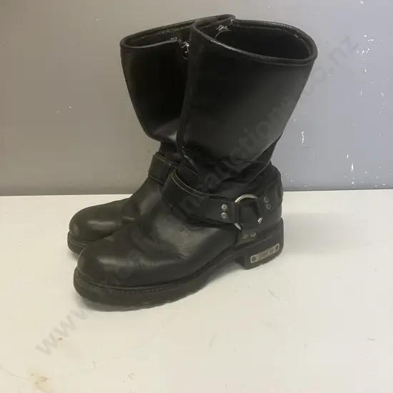 Johnny Reb Motorbike Boots Size 10