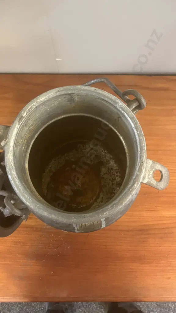 Rare H&H Vintage Metal Milk / Cream Can. 32 x 18cm Image 1++