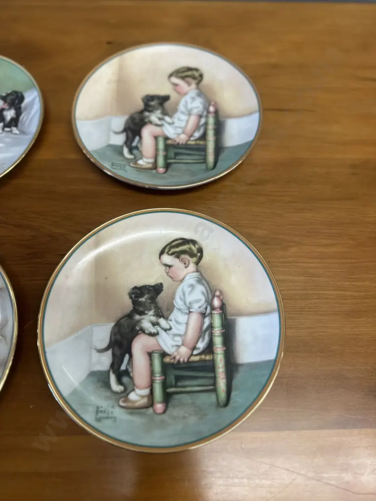 Assorted Collectors Plates 'The Hamilton Collection' Based On Original Art By Bessie Pease Cutmann Image 1++