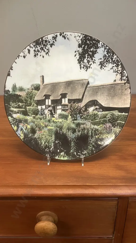 Royal Doulton Anne Hathaway's Cottage Plate - Shottery Nr. Stratford-Upon-Avon. TC1027 Image 1++