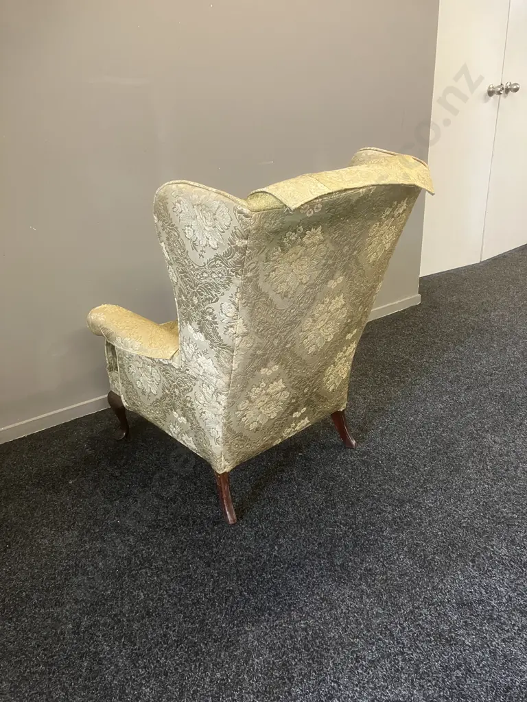 Antique Wingback Armchair Image 1++