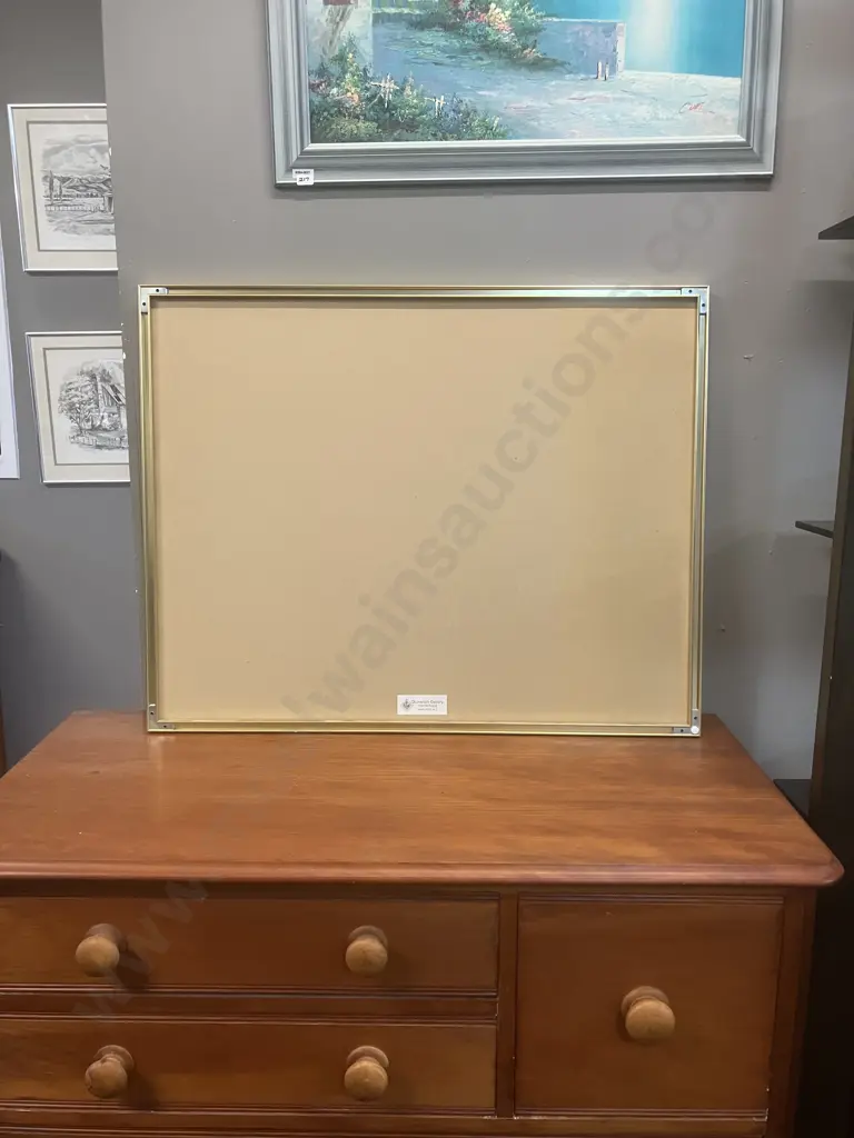 Lawrence Leitch 'Queen Charlotte Sound' 29 / 115 Limited Edition Framed Print. 66 x 83cm Image 1++