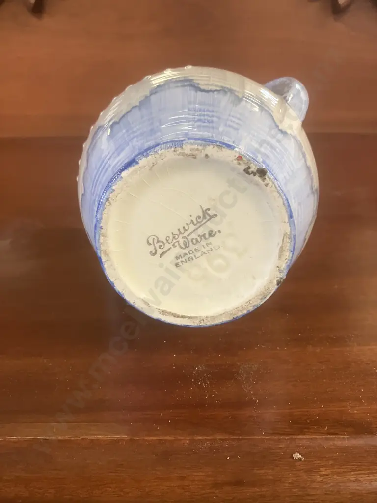 Beswick Art Deco Double Handled Vase 395, H15.5cm (As Found) Image 1++