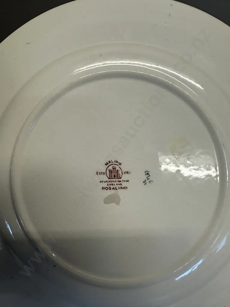 Vintage Maling 'Rosalind' Lustre Charger Plate Pattern #6546  Image 1++