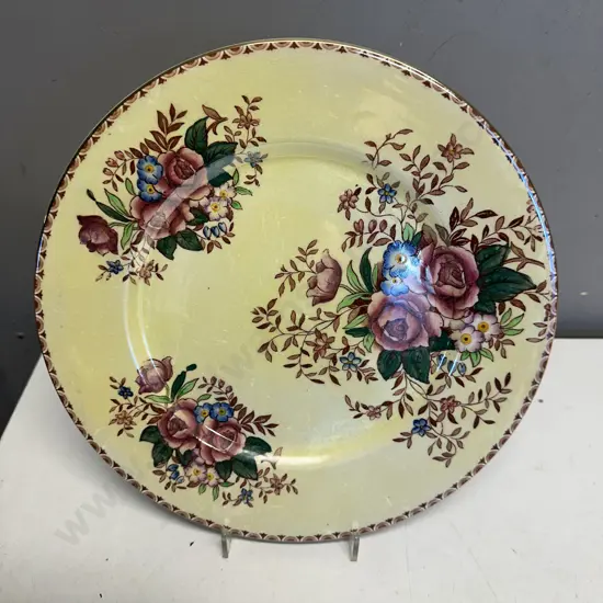 Vintage Maling 'Rosalind' Lustre Charger Plate Pattern #6546 