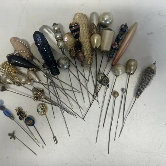 Collection Of Vintage Hat Pins