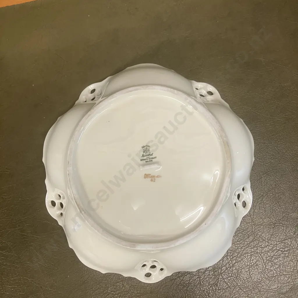 Rosenthal Germany Pierced Bon Bon Antoinette (Pompadour Shape). 7.5 x 25.5cm Image 1++