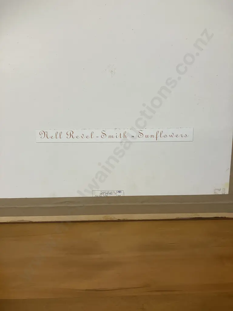 Nell Revel-Smith "Sunflowers" Framed Art Print. 69 x 54cm Image 1++