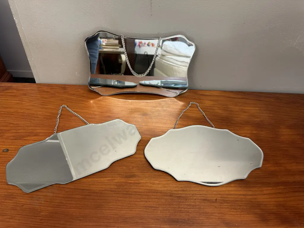 Three Vintage Style Mirrors Image 1++