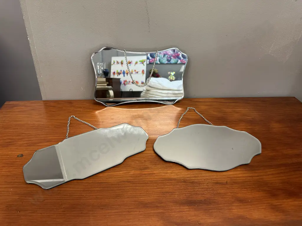 Three Vintage Style Mirrors Image 1++