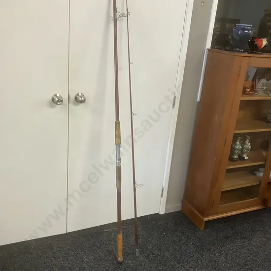 Vintage RODDY Tamura Split Cane Fishing - New Zealand Made, 2 Piece, 1960s / 70s