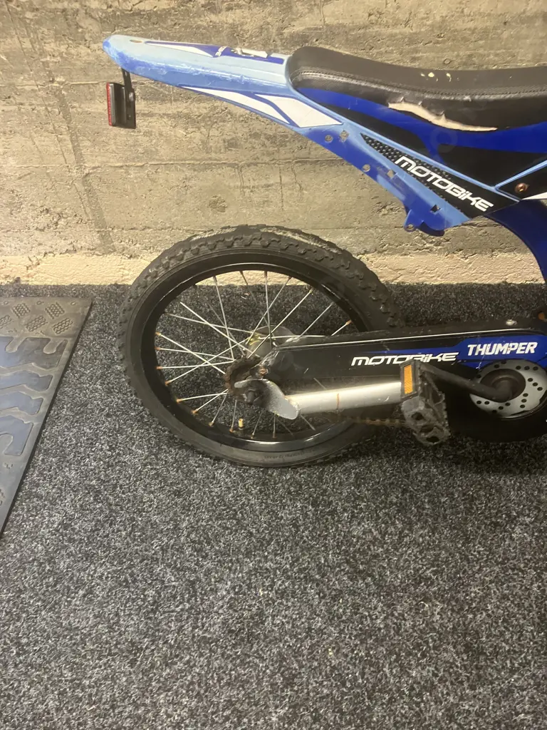 Thumper 'Motobike' Kids Pedal Bike Image 1++