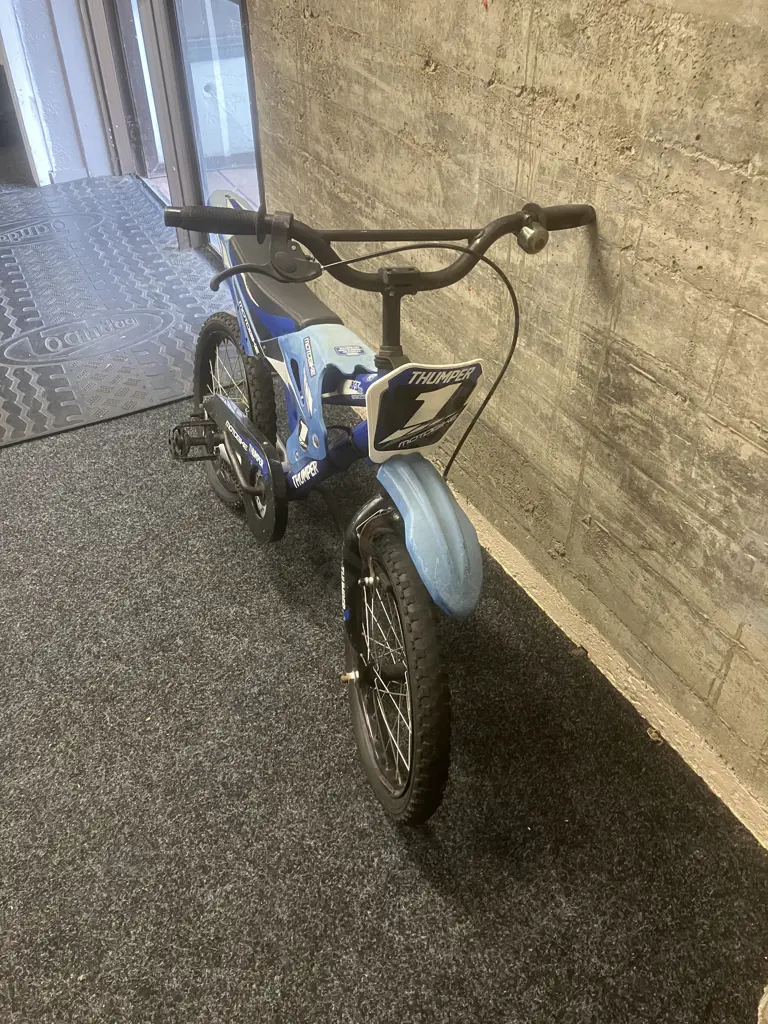 Thumper 'Motobike' Kids Pedal Bike Image 1++