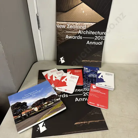 Selection Of New Zealand Architecture Awards Booklets & The Houses Of Hates Paddock Hamilton Book