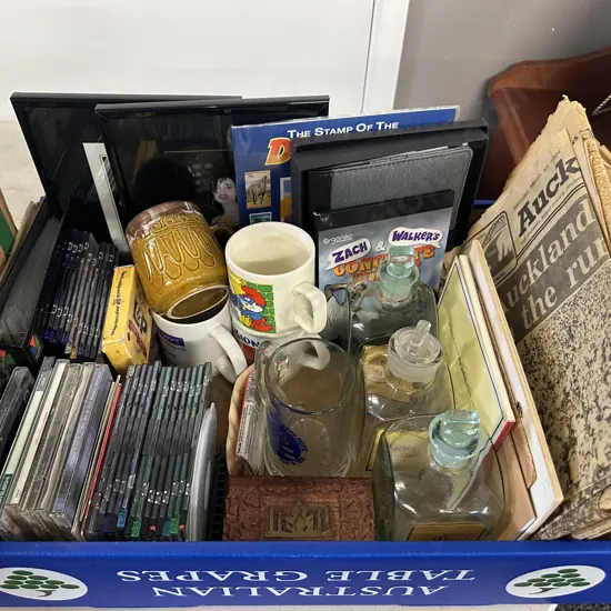 Vintage Items Including Artwork Beatrice Dalle Etc