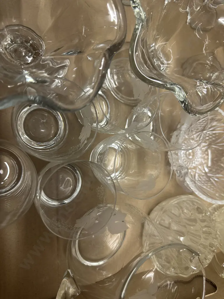 Assorted Crystal Glass Items Etc Image 1++