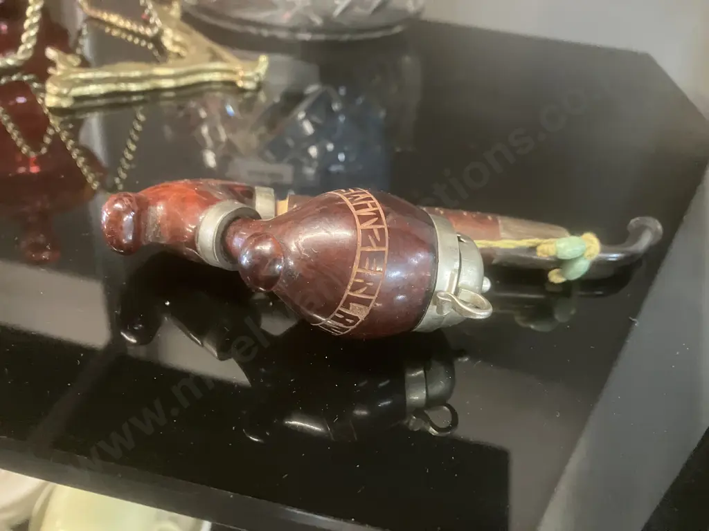 Vintage Swiss Tobacco Smoking Pipe Stamped Bruyere Garantie Image 1++