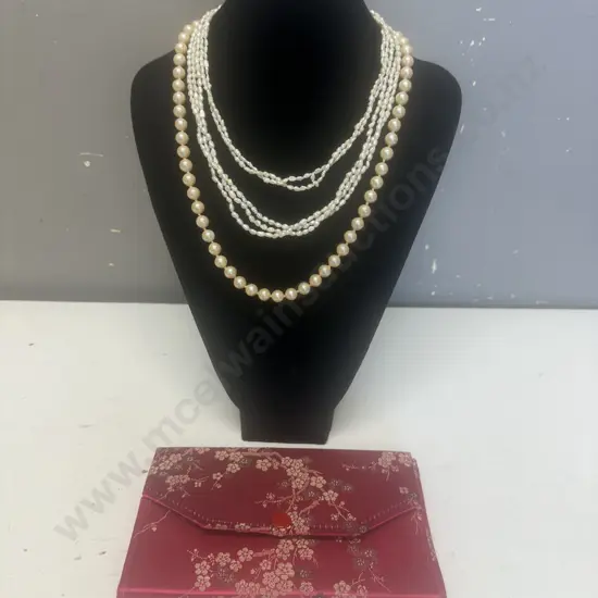 Vintage Pearl? Necklaces x3