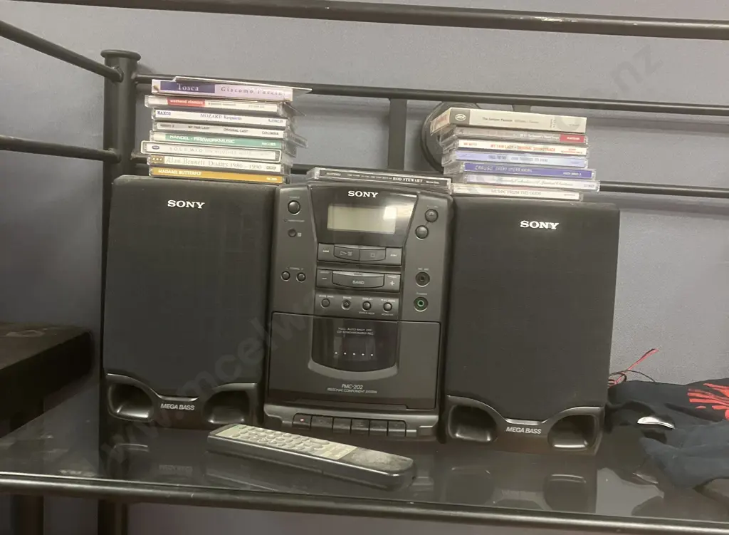 Sony PMC-202 Personal Component System With Remote Control & Assorted CDs Image 1++