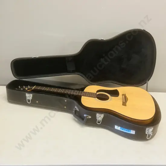 Fiesta D-65 Dreadnought Acoustic Guitar by Aria With Moulded Case - FST-D65D
